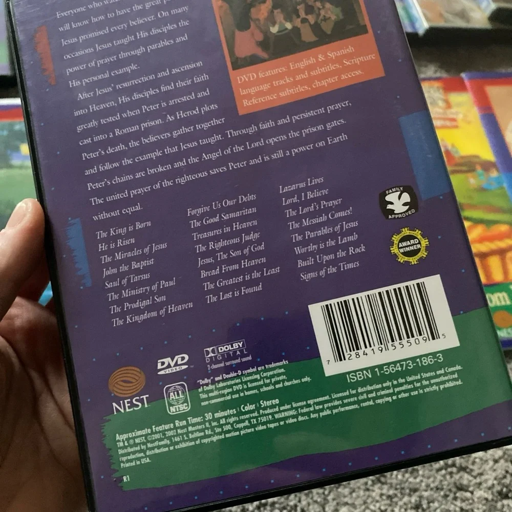 HUGE Nest Sunday School Animated Stories DVD & Reproducible Activity Book Set - Picture 10 of 16